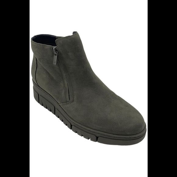Vionic Womens Uptown Sur Waterproof Suede Ankle Boots Forest Green - Medium - Picture 1 of 3